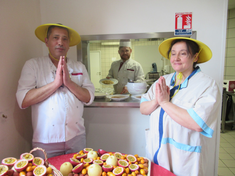 Repas asiatique à  la résidence Les Remparts  pour le nouvel an chinois