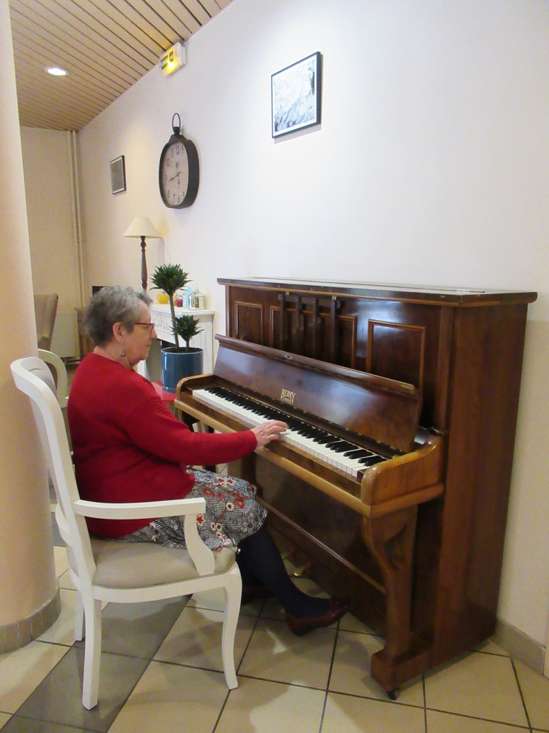 Un piano à la résidence