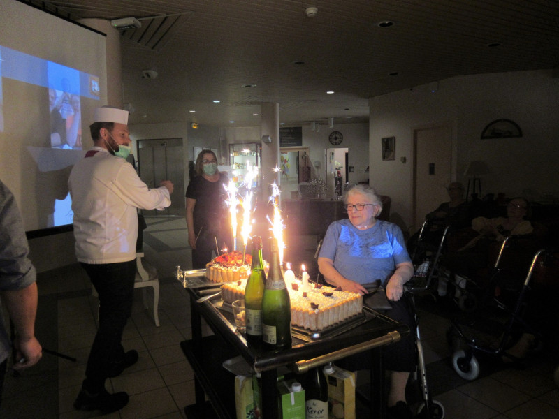 Mme M. a fêté ses 100 ans