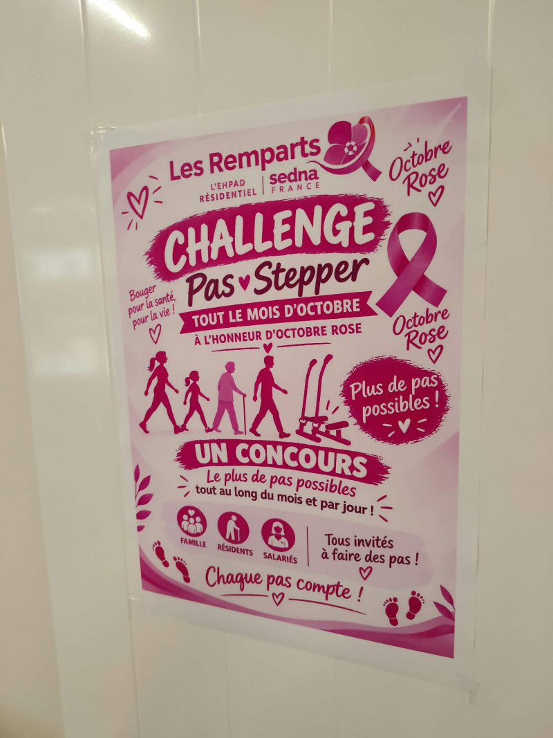 🎀 Octobre Rose débute à la Résidence des Remparts ! 🎀