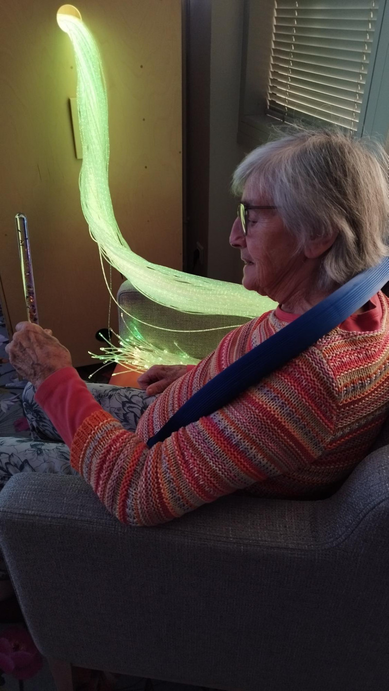 Séance Snoezelen au PASA